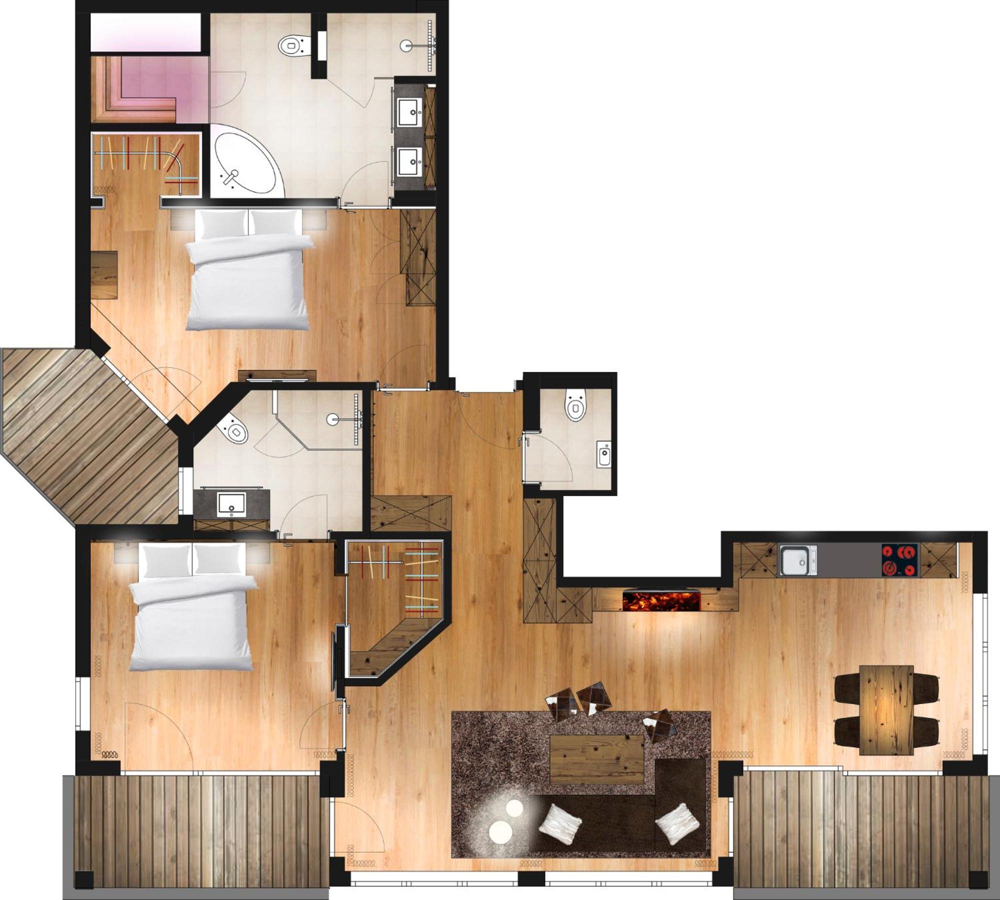 Superior Hotel Post Ischgl Bilik gambar